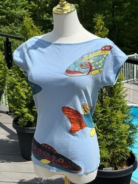 RANNA fish print shirt